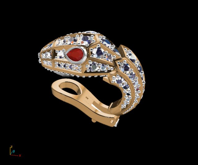errings sneck 3D 打印模型 .c4d .max .obj .3ds .fbx .stl .blend