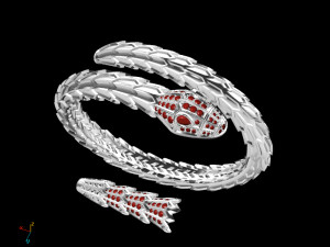 sneck bracelets 3D-printmodel