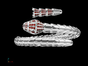 sneck bracelets 3D Print Model