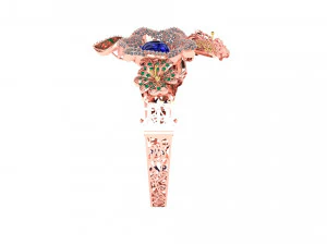 Bracelet Flower ROSE 3D Print Model