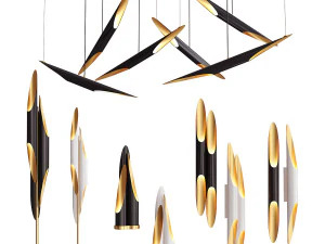 deliziosa collezione coltrane - 5 tipi Modello 3D