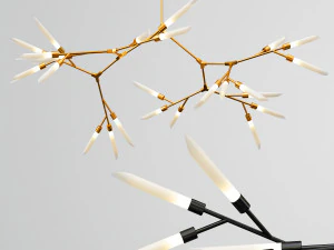 lampu gantung nordik led modern Model 3D