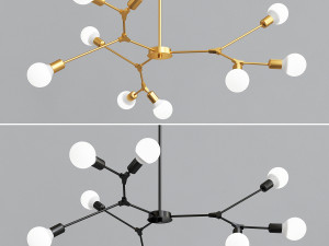 nordic postmodern chendelier Modelo 3D