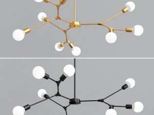 lampu gantung postmodern nordik Model 3D