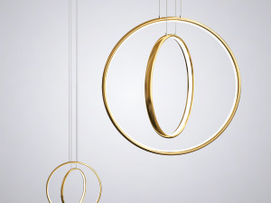 ring pendant light Model 3D