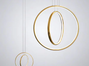 ring pendant light 3D Model