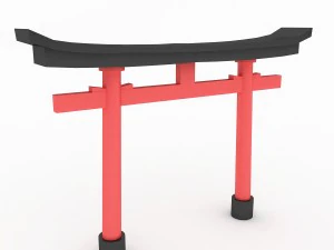 torii Modèle 3D