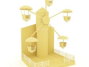 ferris wheel for kids 3D Model