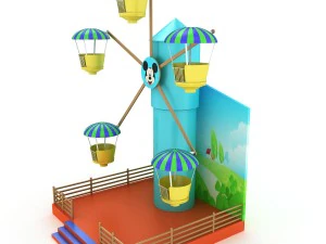 ferris wheel for kids 3D Model
