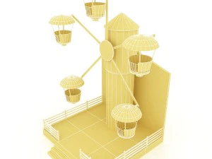 ferris wheel for kids 3D Model