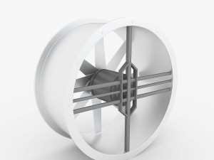 axial flow fan new 3D Model