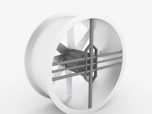 axial flow fan new 3D Model