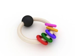 baby rattle 3D Model
