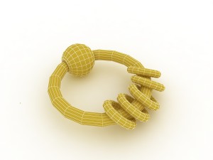 baby rattle 3Dモデル