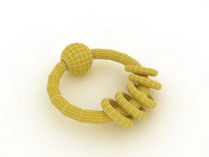 baby rattle 3D Model