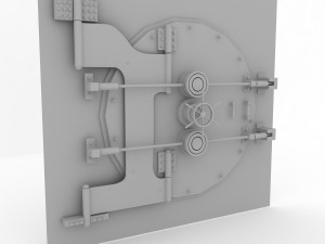 bank vault 3D मॉडल