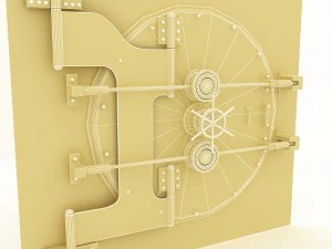 bank vault 3D Model