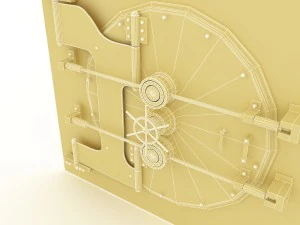 bank vault 3D Model