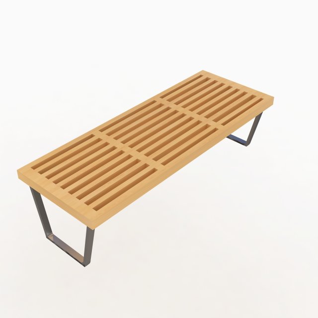 bench Modello 3D .c4d .max .obj .3ds .fbx .stl .blend 