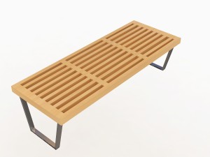 bench 3D मॉडल