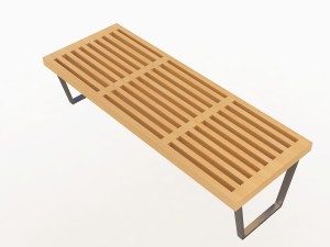 bench Modello 3D