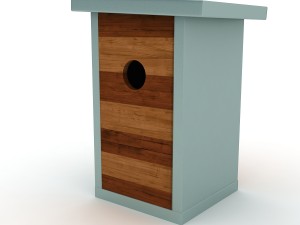 birdhouse 3D मॉडल