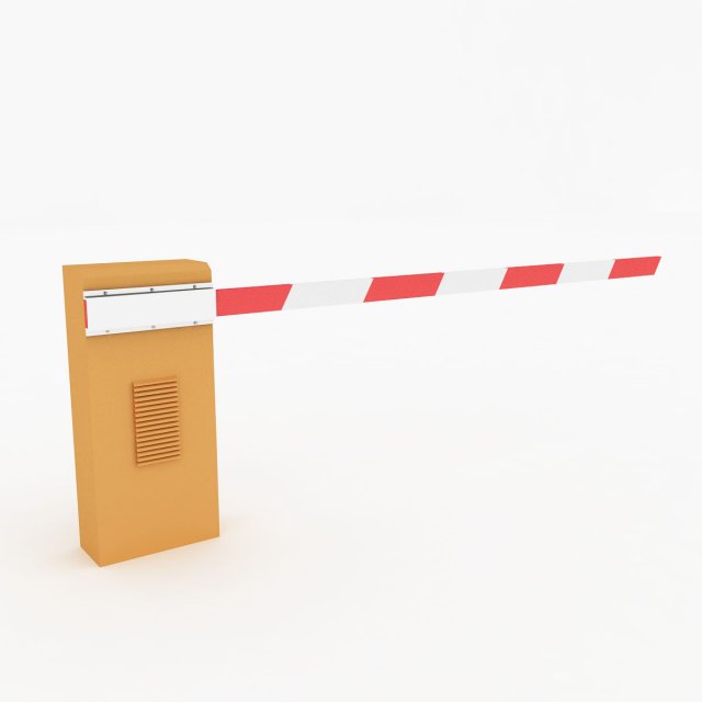 boom gate 3D Модель .c4d .max .obj .3ds .fbx .stl .blend 