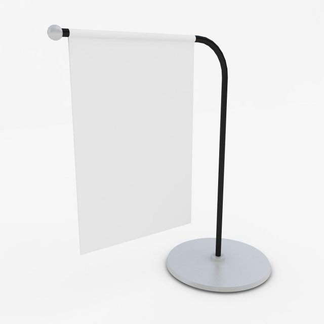 blank board 3D Model .c4d .max .obj .3ds .fbx .stl .blend 