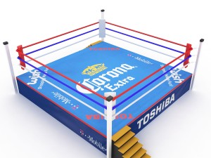 boxing ring 3D मॉडल