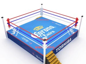 ring de boxe Modèle 3D