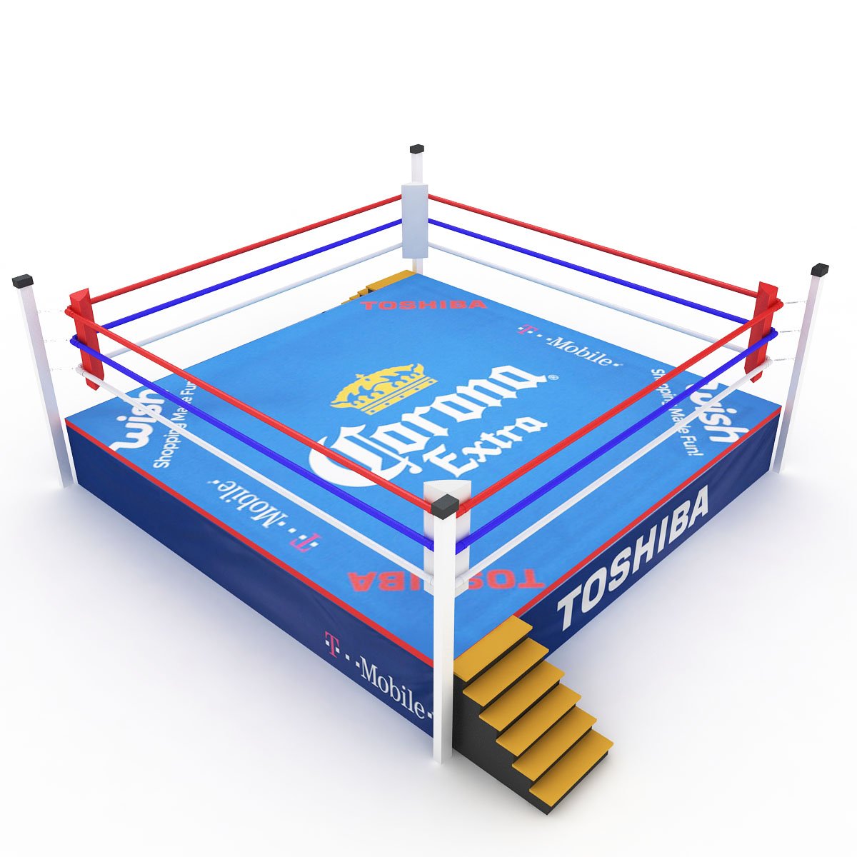 Download Boxing Ring 3d Model In Sports Equipment 3dexport