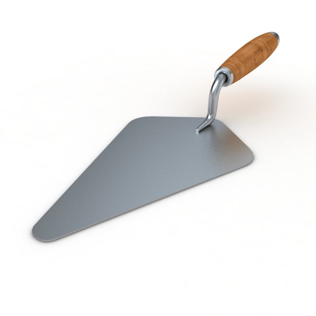 brick trowel Modello 3D .c4d .max .obj .3ds .fbx .stl .blend 