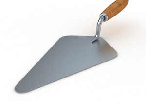 brick trowel 3D मॉडल