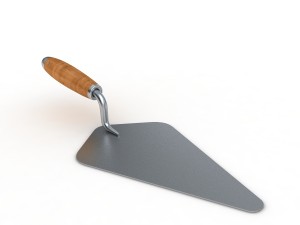 brick trowel Modello 3D