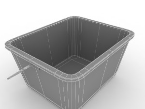 bucket 3D 모델