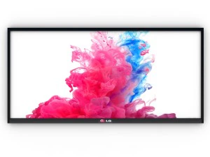 flatscreen muur-tv 3D Model