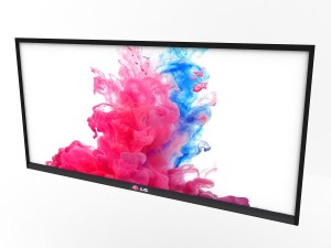 flat screen wall tv 3D Model