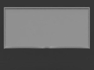 flat screen wall tv 3D Model