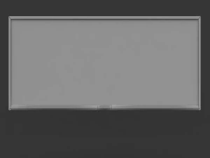 flat screen wall tv 3D Model