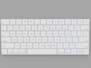 apple magic keyboard 3D मॉडल