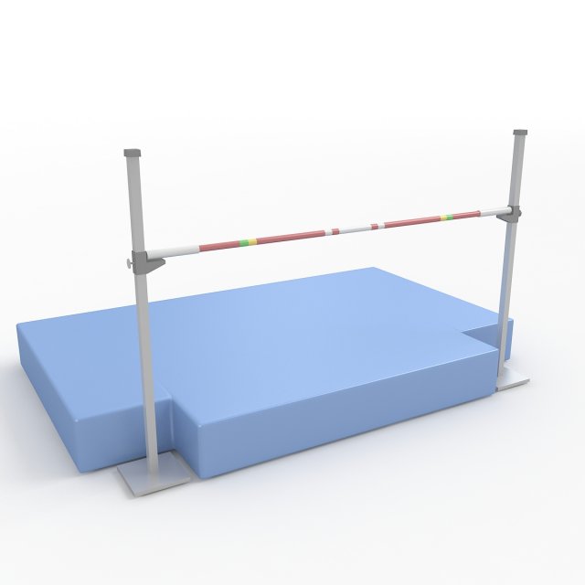 athletics high jump 3D मॉडल .c4d .max .obj .3ds .fbx .stl .blend 