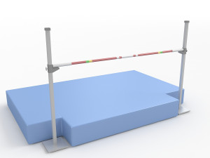 athletics high jump 3D मॉडल