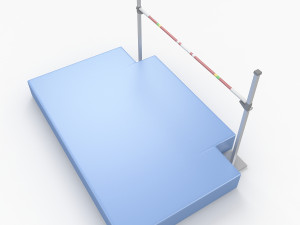 athletics high jump 3D मॉडल