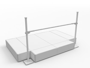 athletics high jump 3D मॉडल