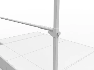 atletismo salto em altura Modelo 3D