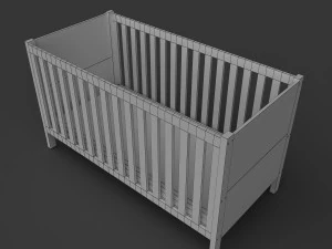 baby cradle 3D Model