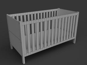 baby cradle 3D मॉडल