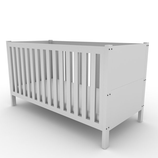 baby cradle 3D मॉडल .c4d .max .obj .3ds .fbx .stl .blend 
