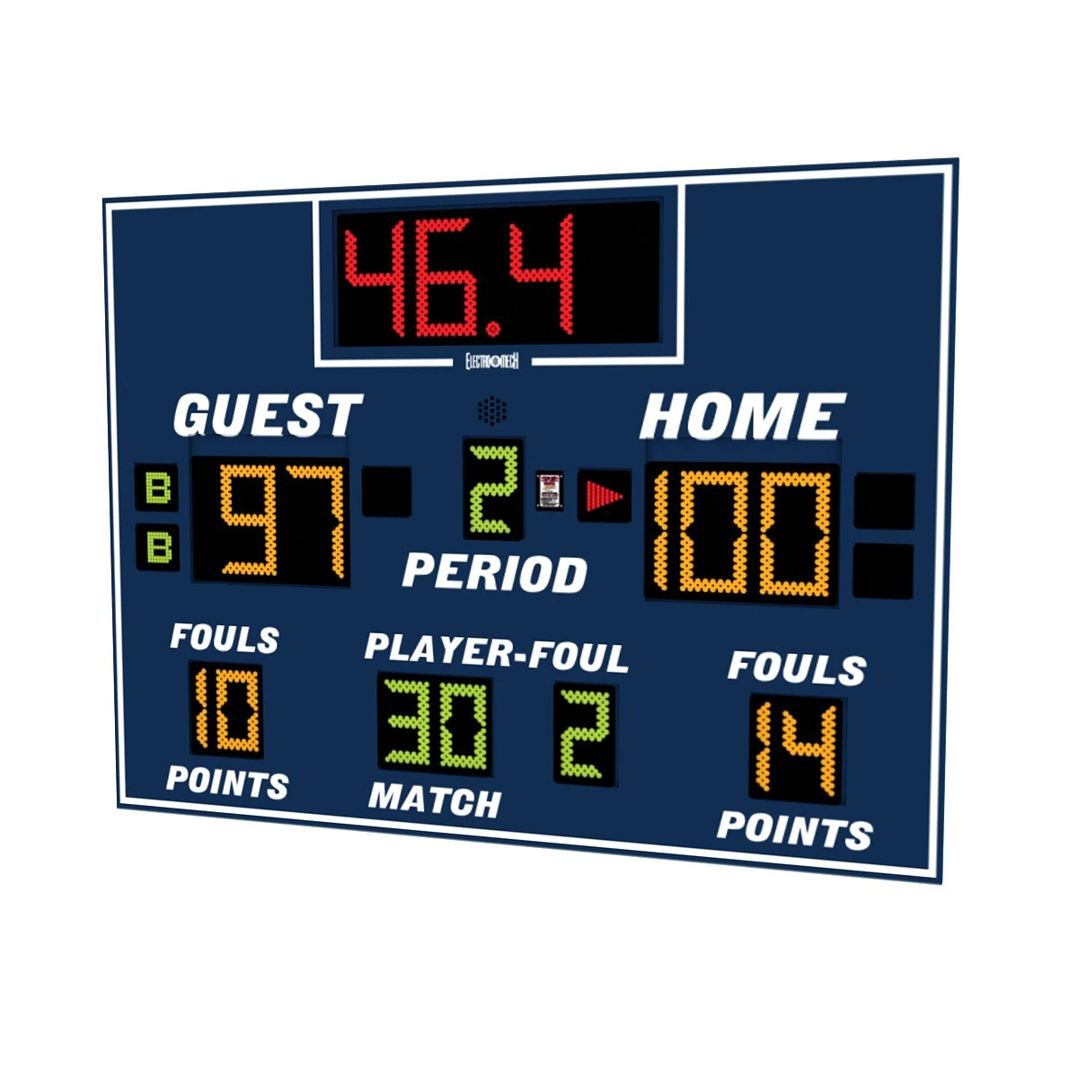basketball scoreboard 3D Model .c4d .max .obj .3ds .fbx .stl .blend 