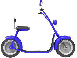 big electric scooter 3D 모델